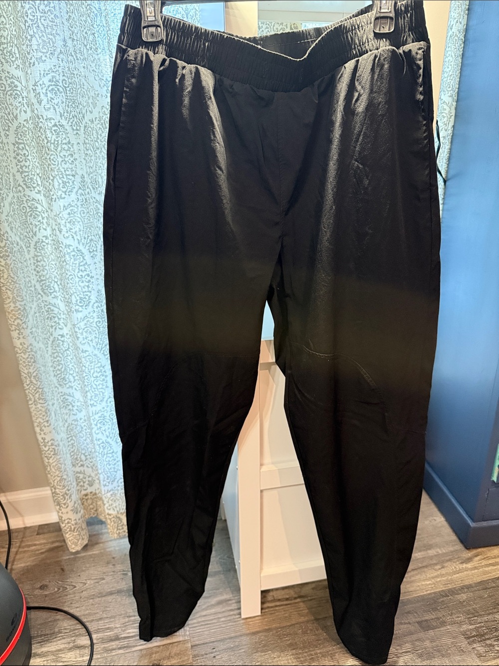 lululemon Black Elastic-Waist Joggers size xxl